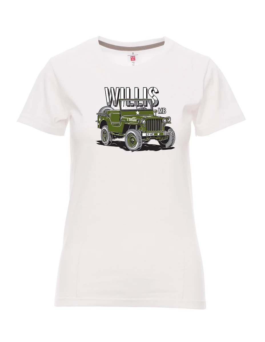 Bílé dámské tričko Nákladní automobil V3S Valník 