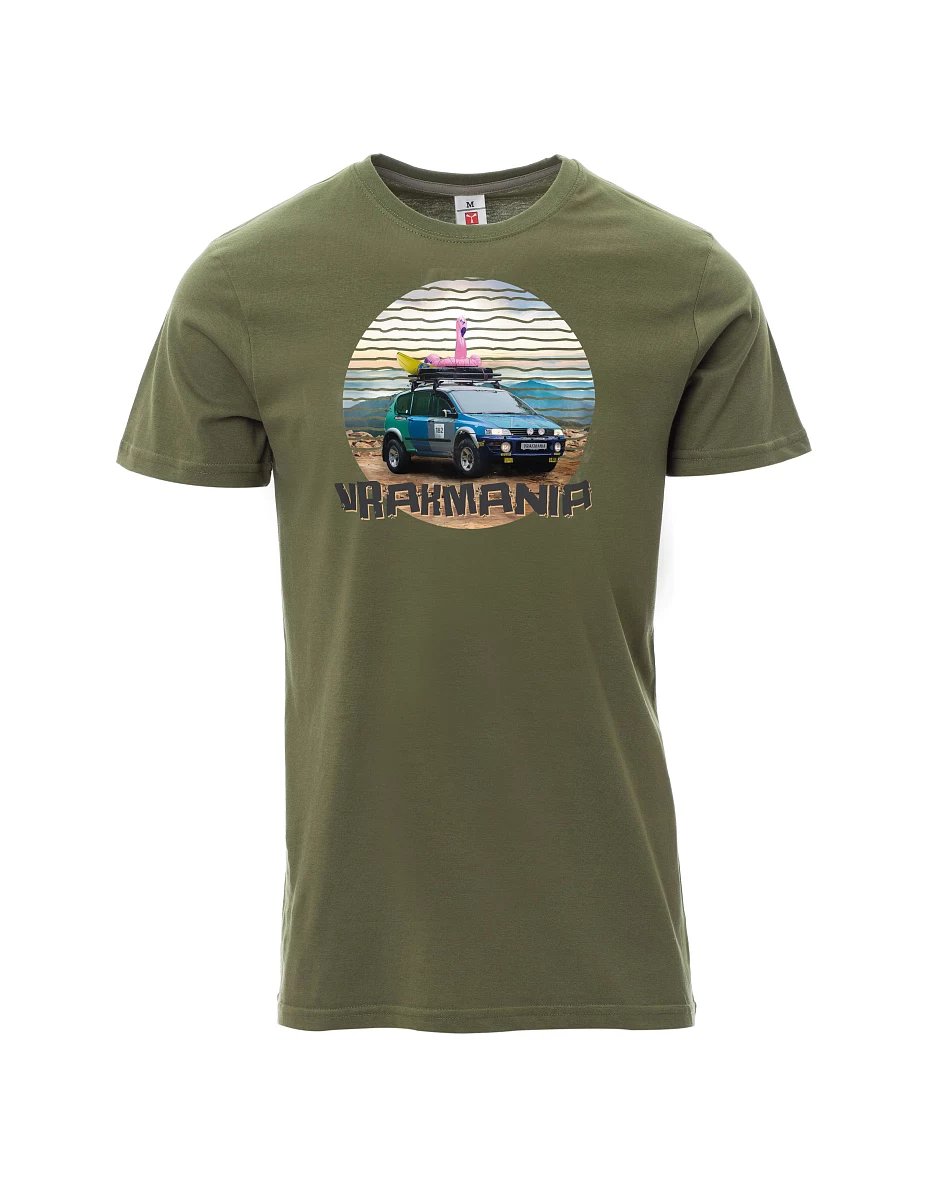 Khaki pánské tričko Vrakmania