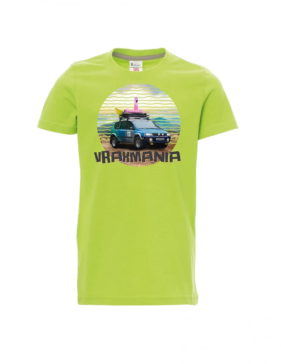 Světle zelené dětské tričko Vrakmania
