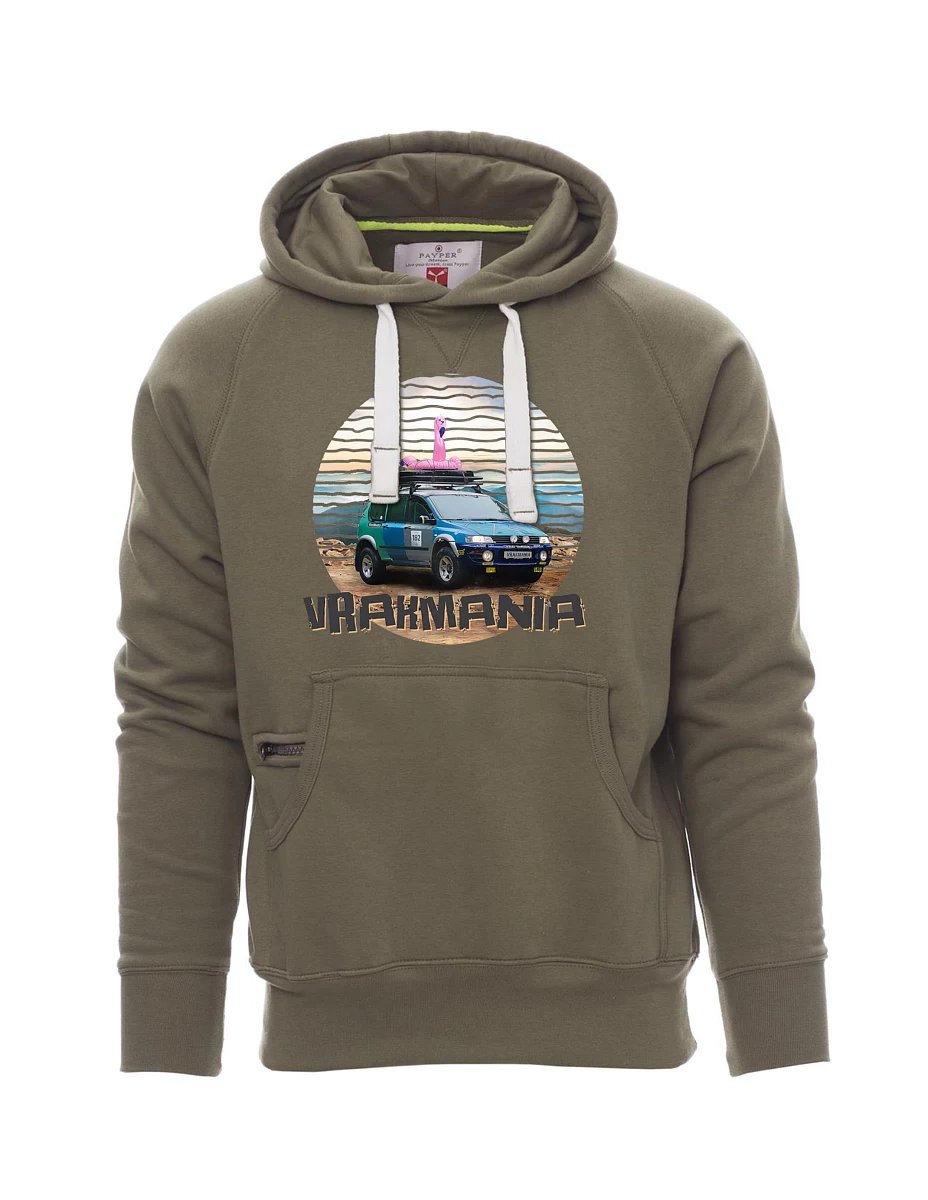Khaki pánská mikina Vrakmania
