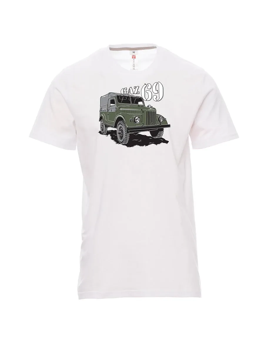 Bílé pánské tričko GAZ 69