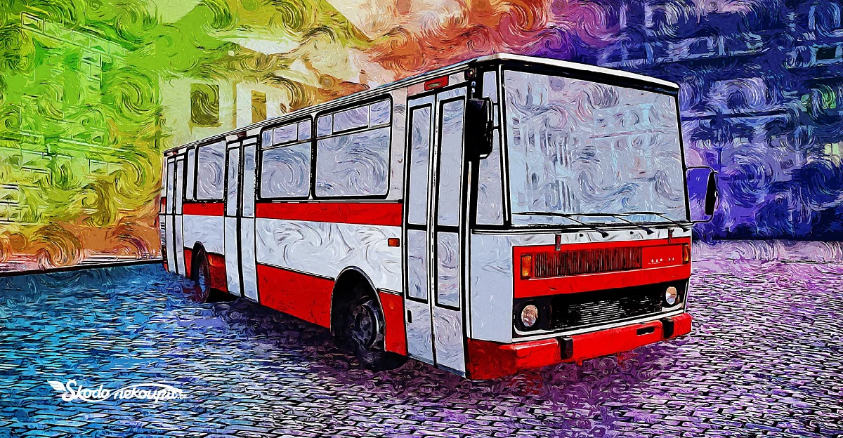 Ručník 100x50 autobus B731
