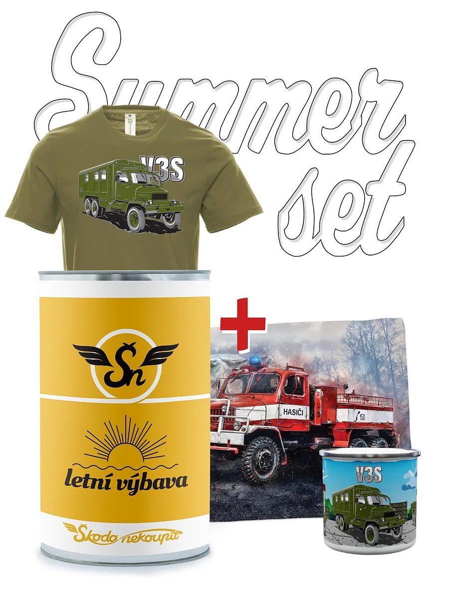 Dárkový letní set Nákladní automobil V3S Skříň