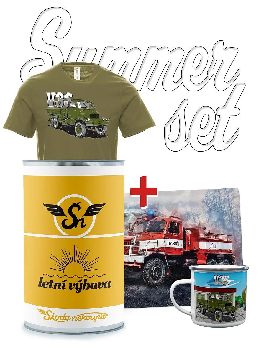 Dárkový letní set Nákladní automobil V3S Valník