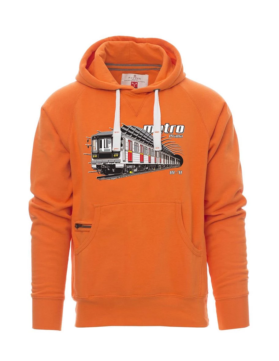 Oranžová pánská mikina Metro 81-71