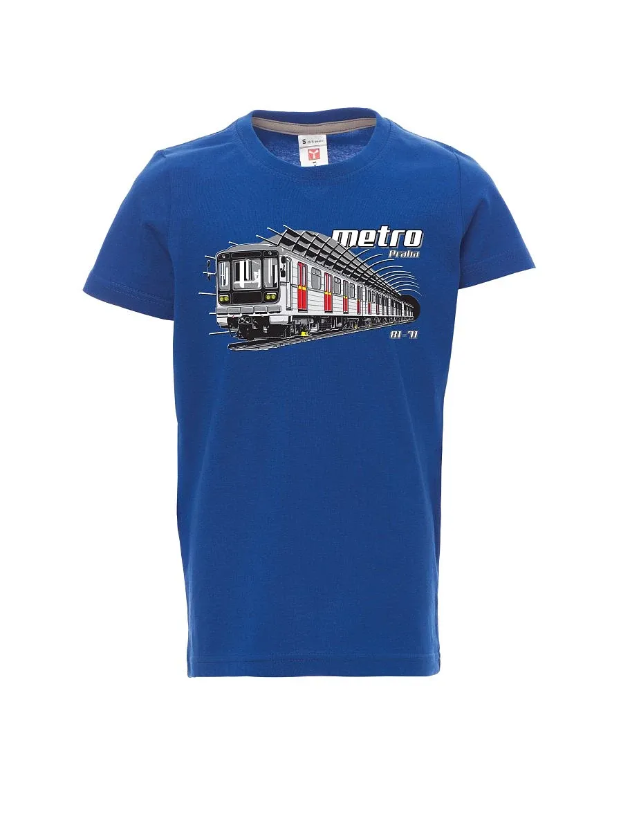 Modré dětské tričko Metro 81-71