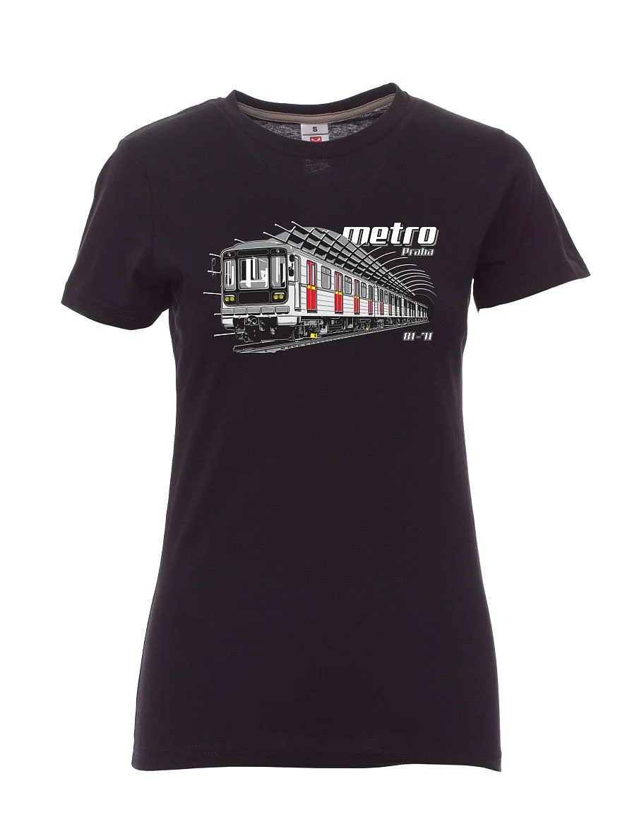 Černé dámské tričko Metro 81-71