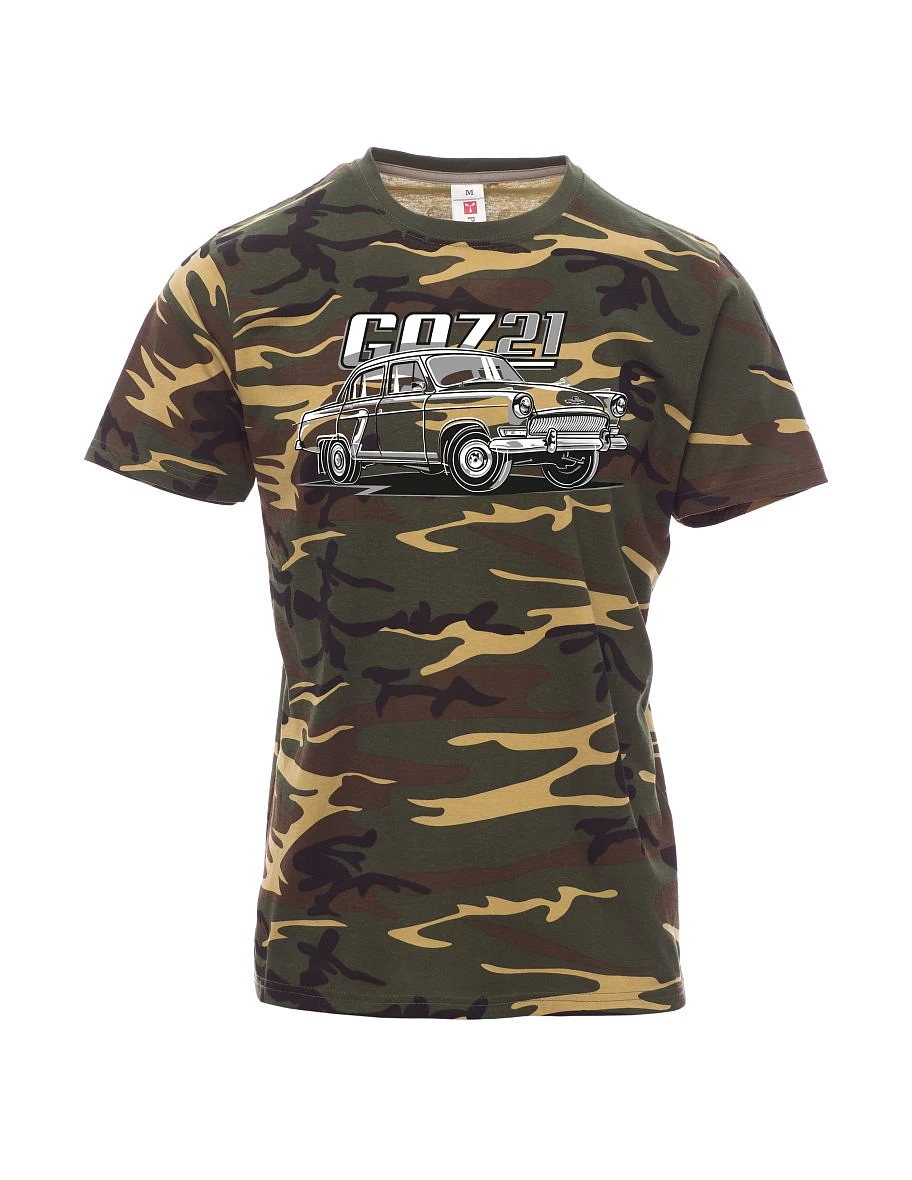 Maskáčové pánské tričko GAZ 21