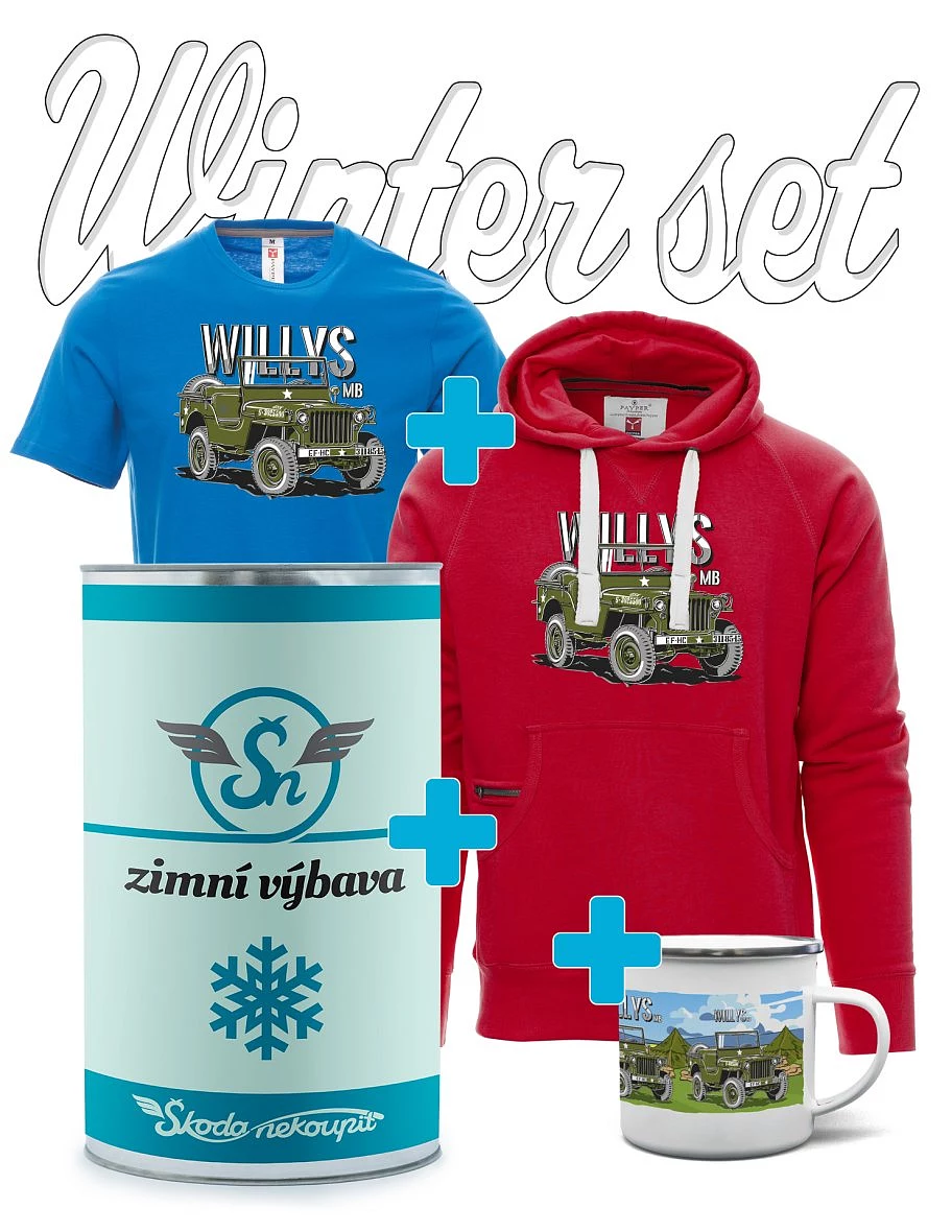 Dárkový zimní set Willys MB