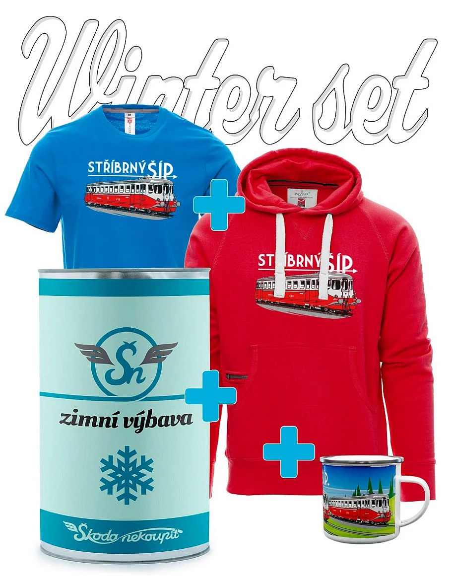Dárkový zimní set Stříbrný šíp M 260 001