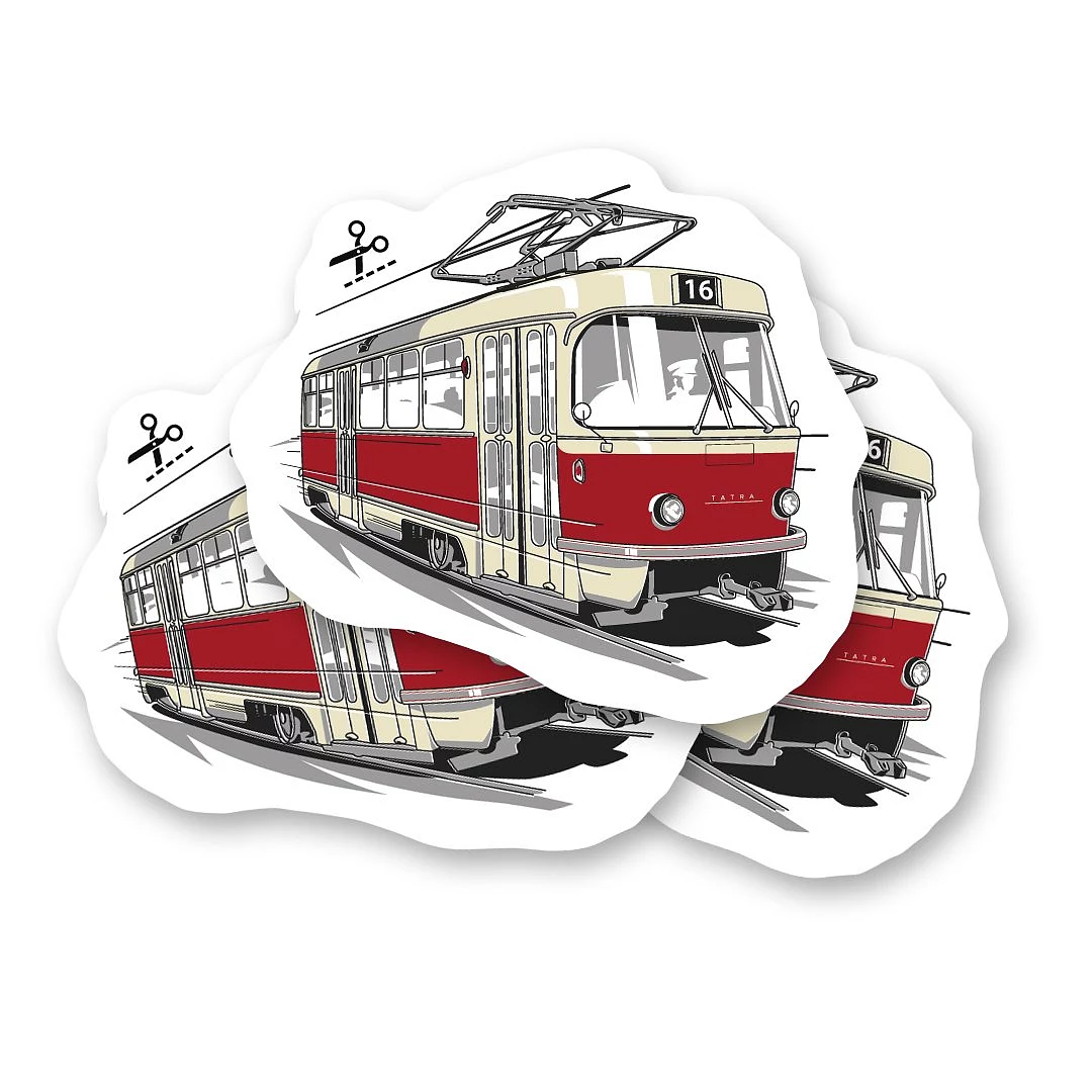 Dočasné tetování s veteránem Tramvaj T3
