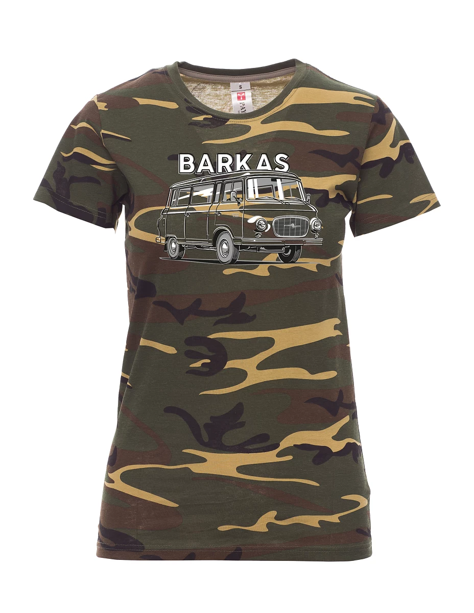 Maskáčové dámské tričko Barkas B1000