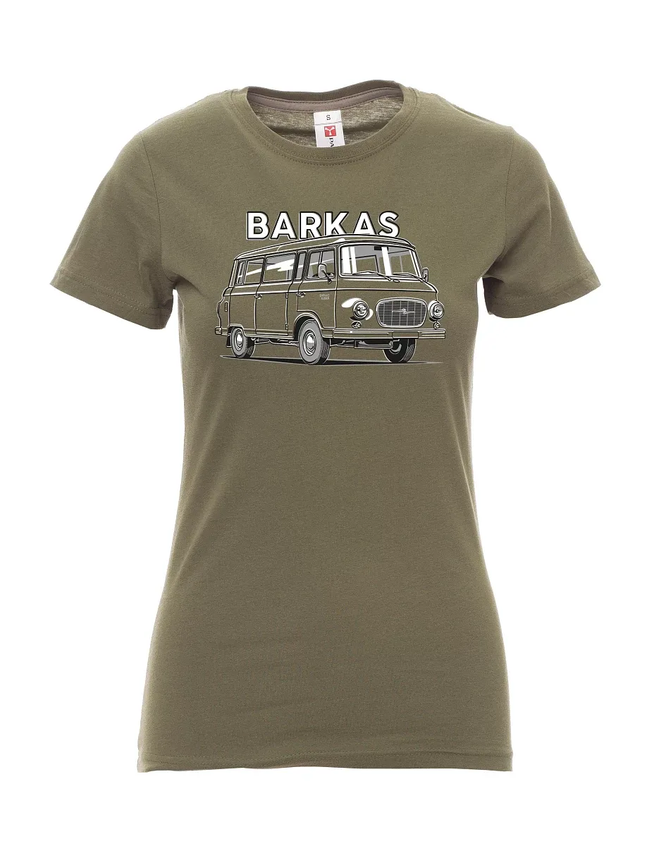 Khaki dámské tričko Barkas B1000