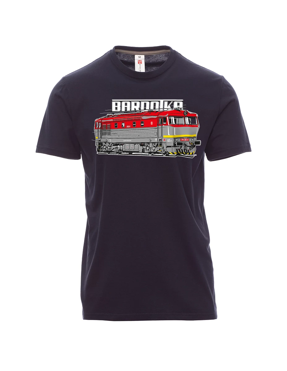 Navy pánské tričko Lokomotiva Bardotka