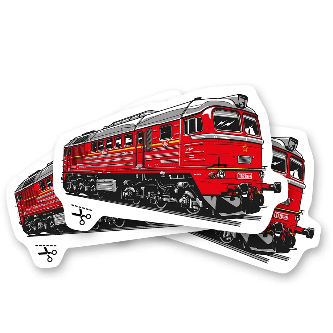 Dočasné tetování s veteránem Lokomotiva 781 "Sergej" (M62)