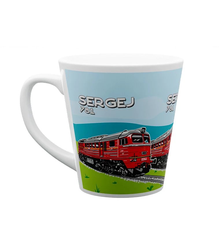 Keramický hrnek Lokomotiva 781 "Sergej" (M62) 300 ml