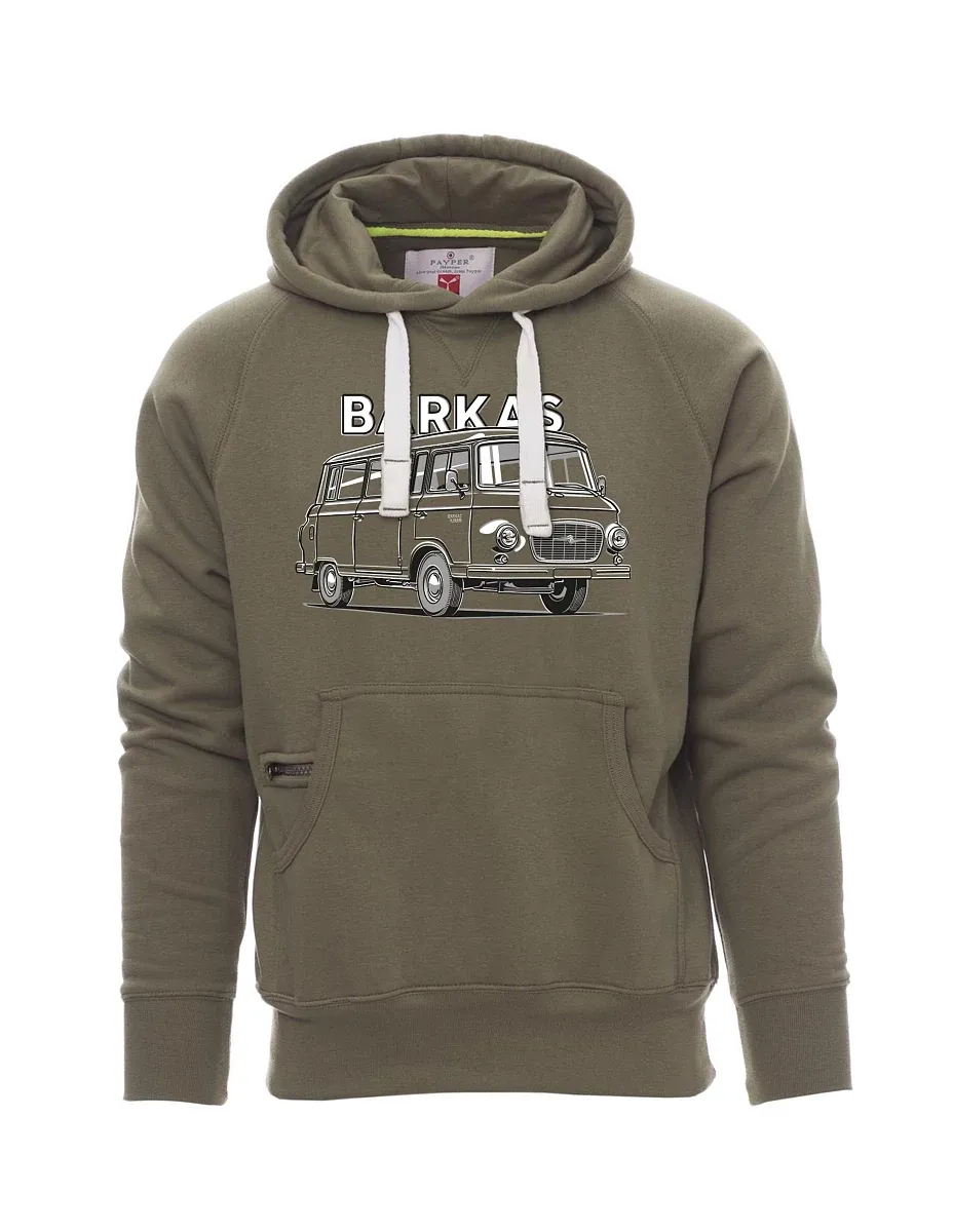 Khaki pánská mikina Barkas B1000