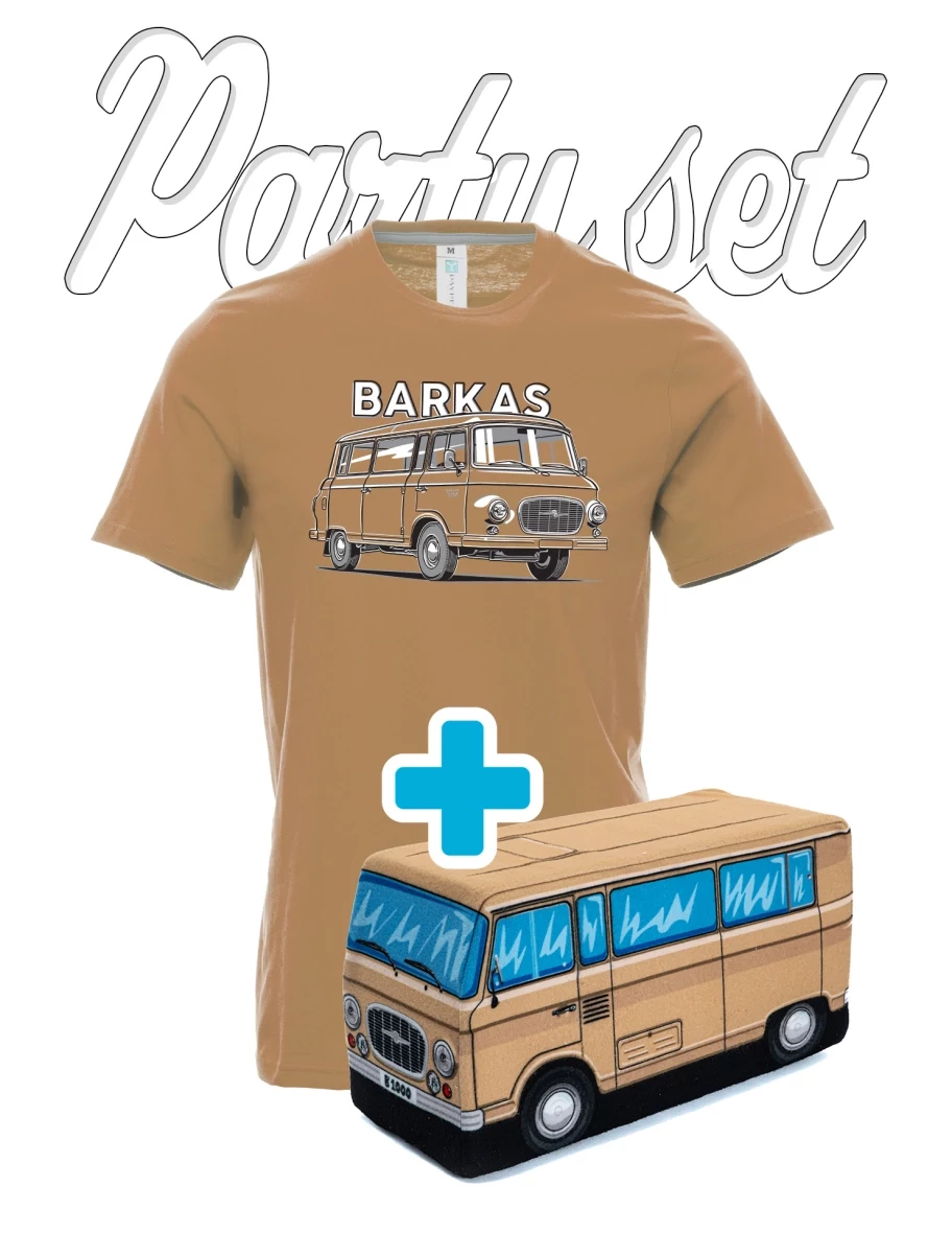 Party set trička s plyšovým polštářkem na motivy Barkas B1000 1:20