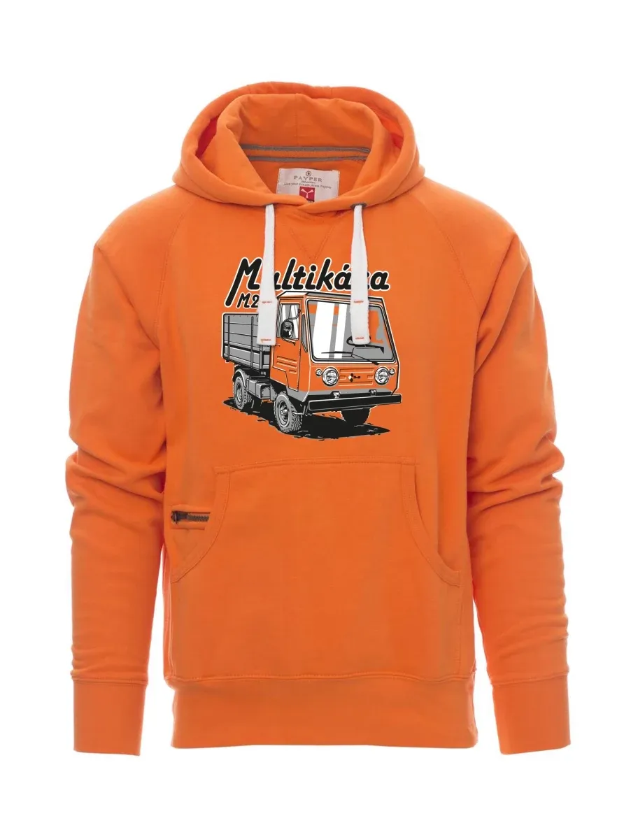 Oranžová pánská mikina Multikára M25