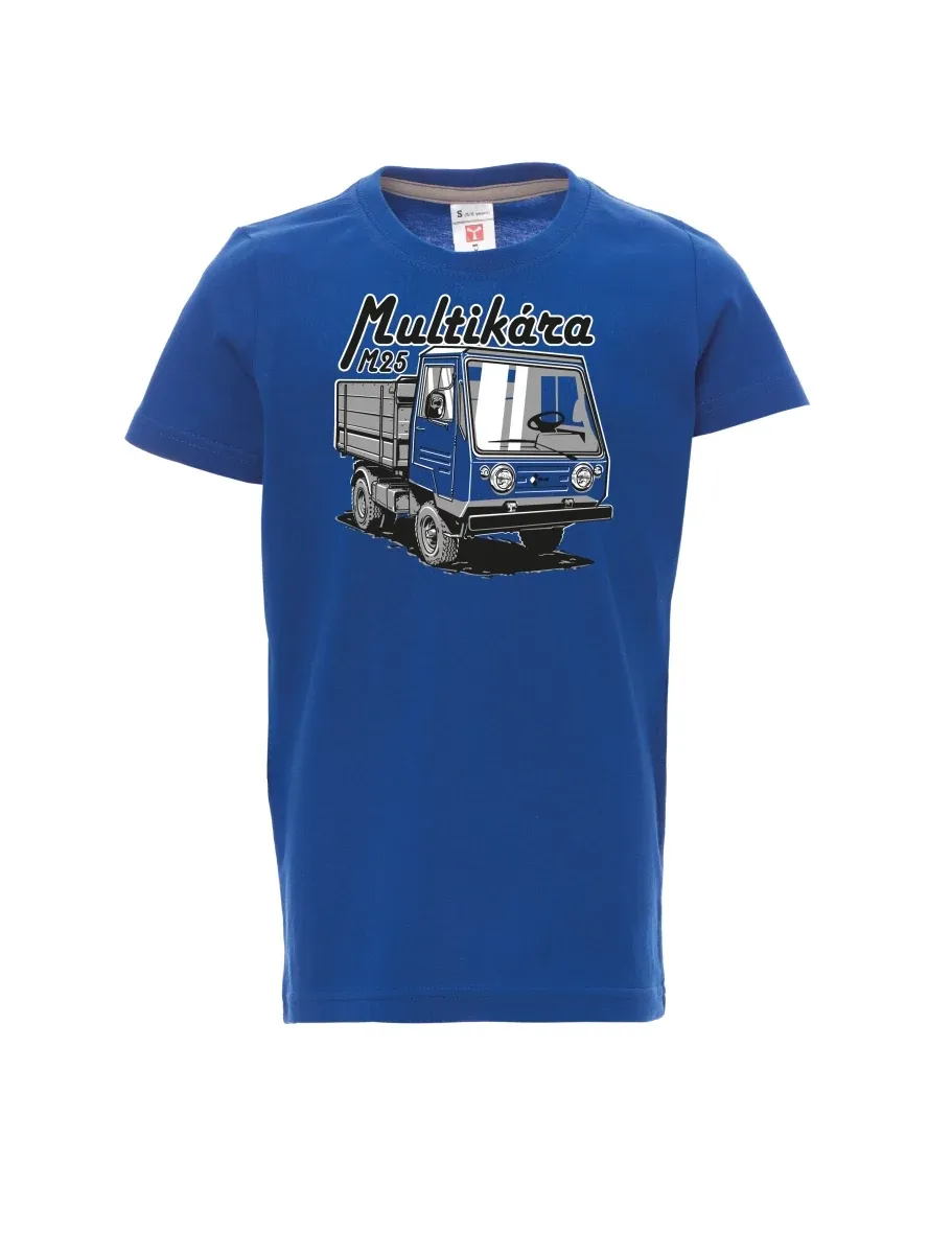 Modré dětské tričko Multikára M25