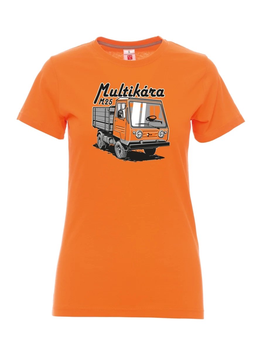 Oranžové dámské tričko Multikára M25