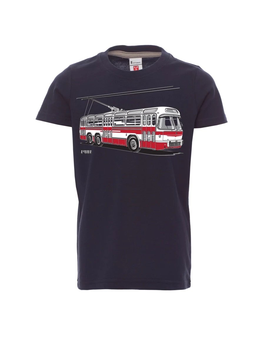 Navy dětské tričko Trolejbus  T401