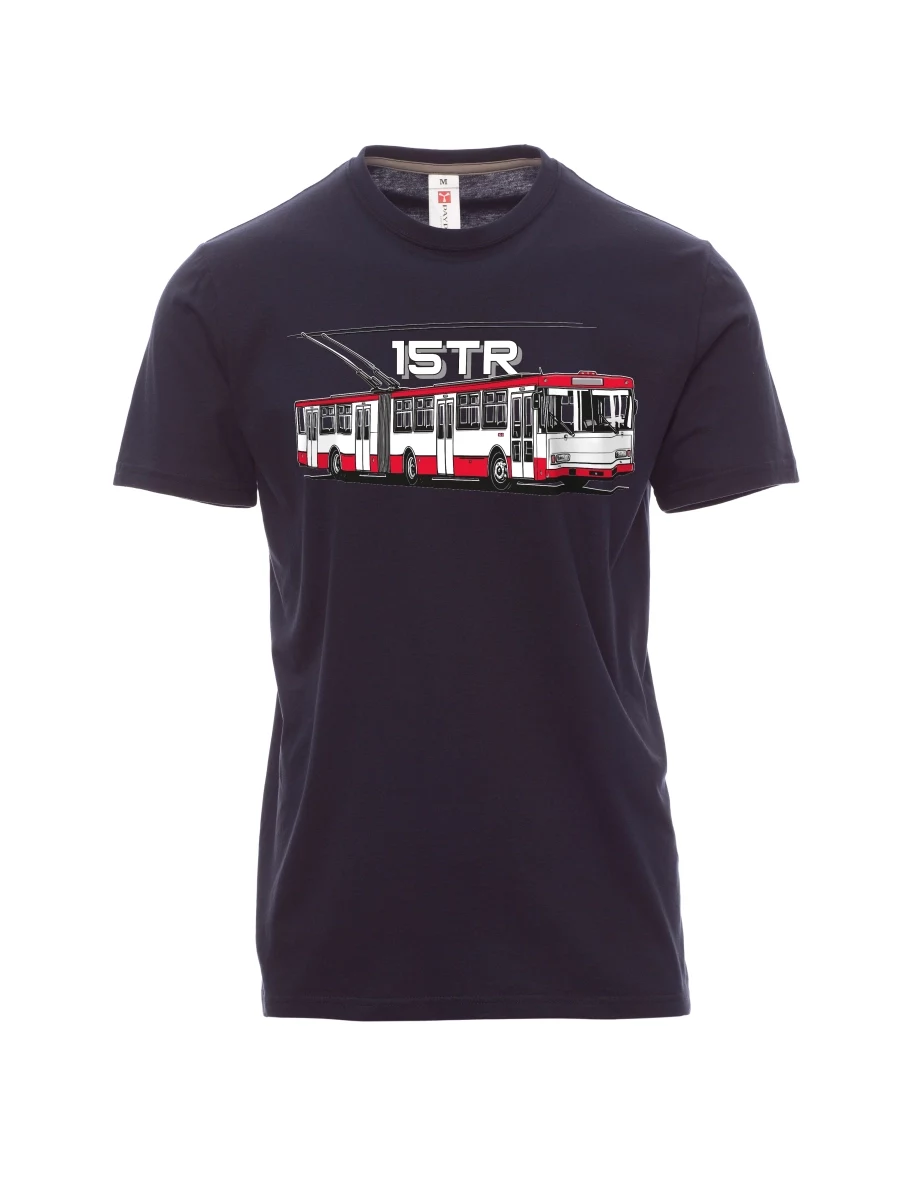 Navy pánské tričko Trolejbus 15TR