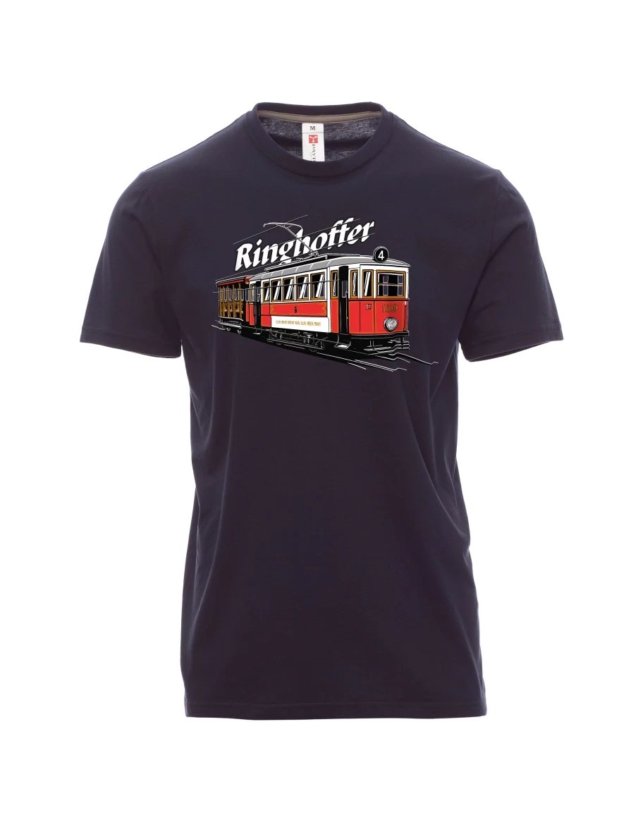 Navy pánské tričko Tramvaj Ringhoffer
