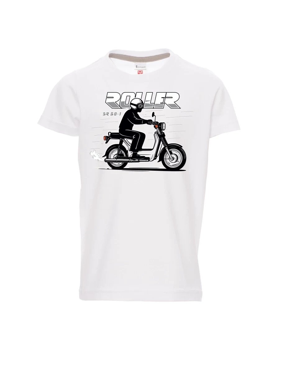 Bílé dětské tričko Skútr SR 50/1 Roller