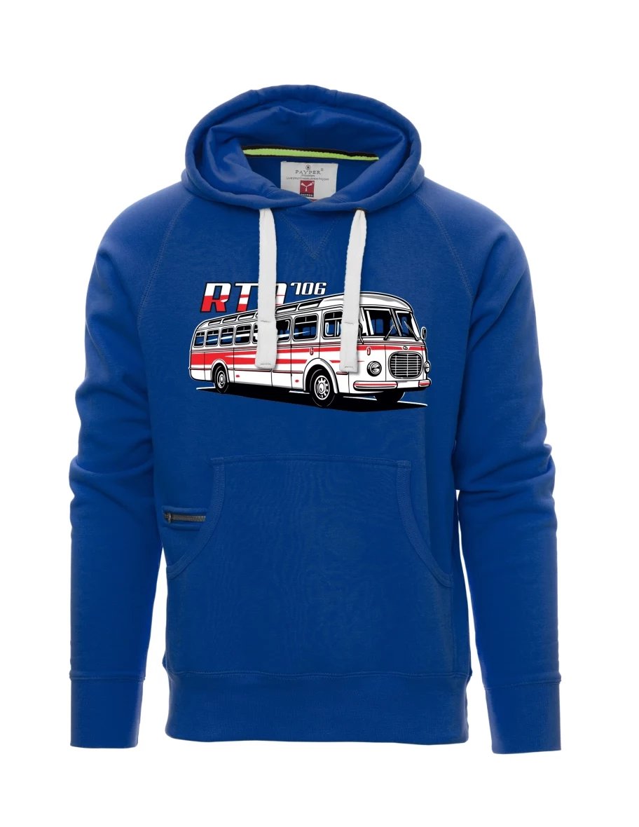 Modrá pánská mikina Autobus RTO 706