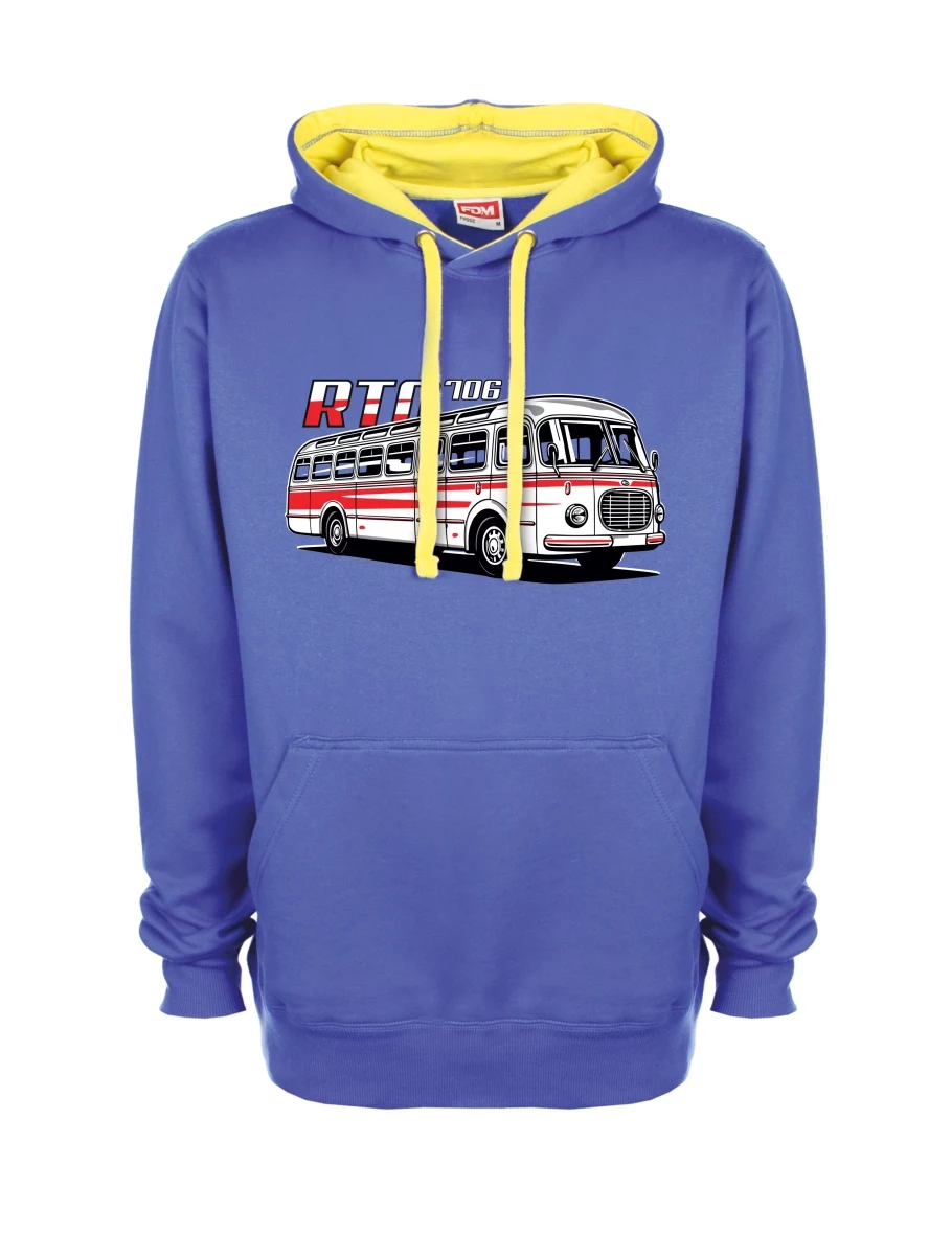 Žluto-modrá mikina Autobus RTO 706