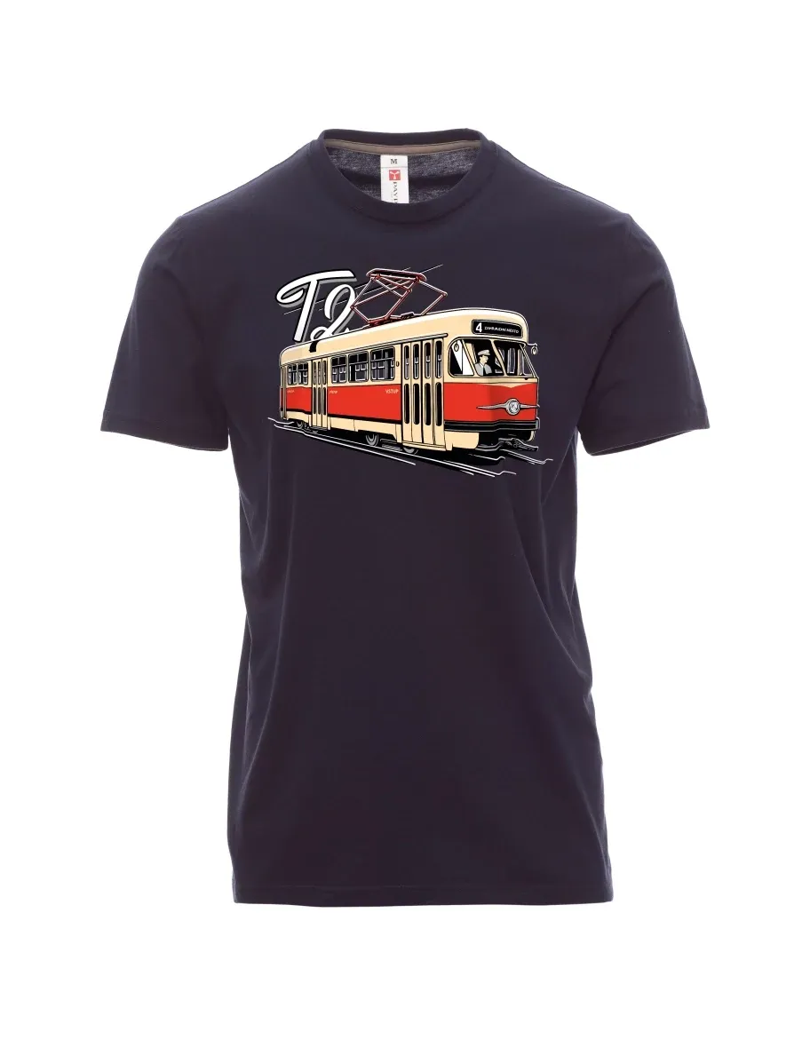 Navy pánské tričko Tramvaj T2