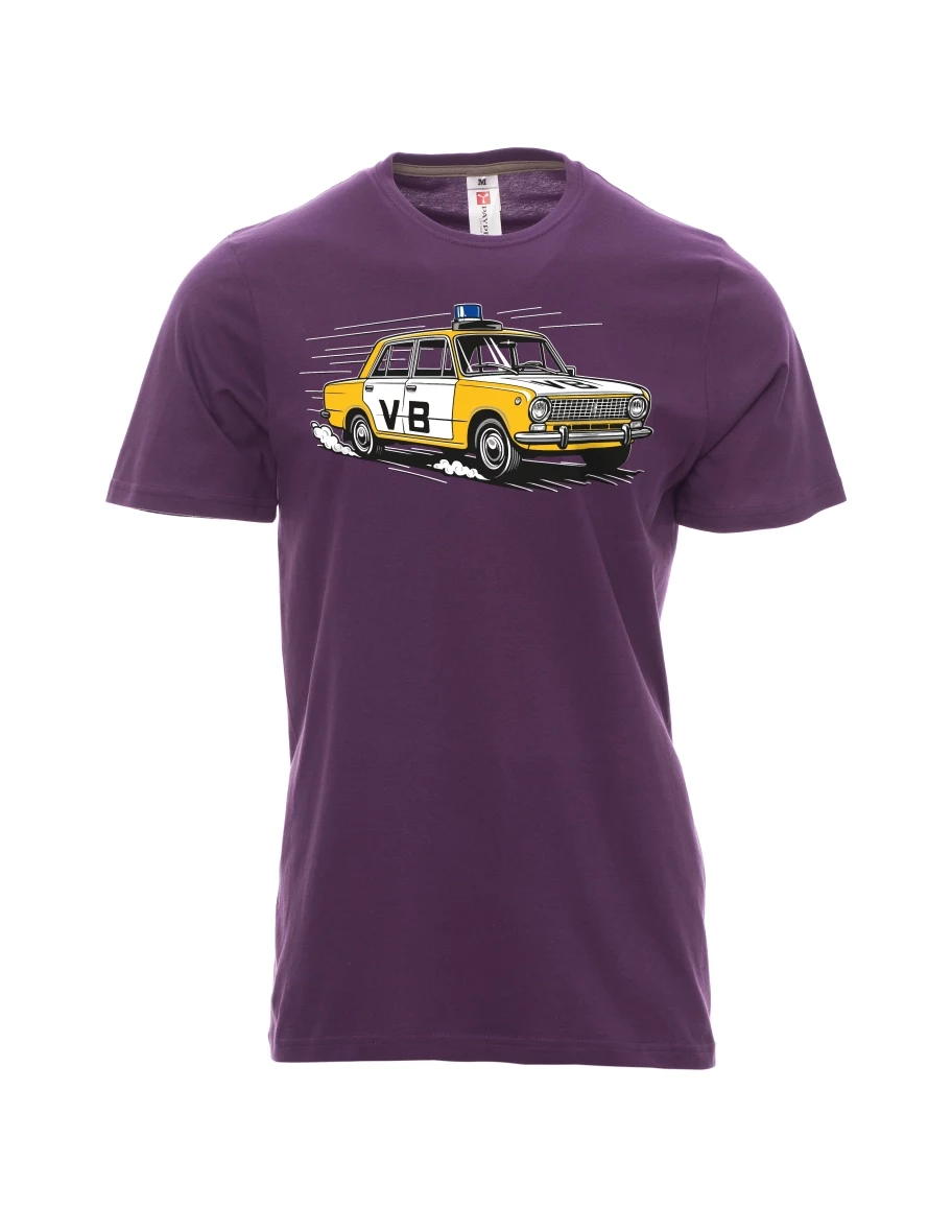 Fialové pánské tričko Automobil VAZ 2101 VB