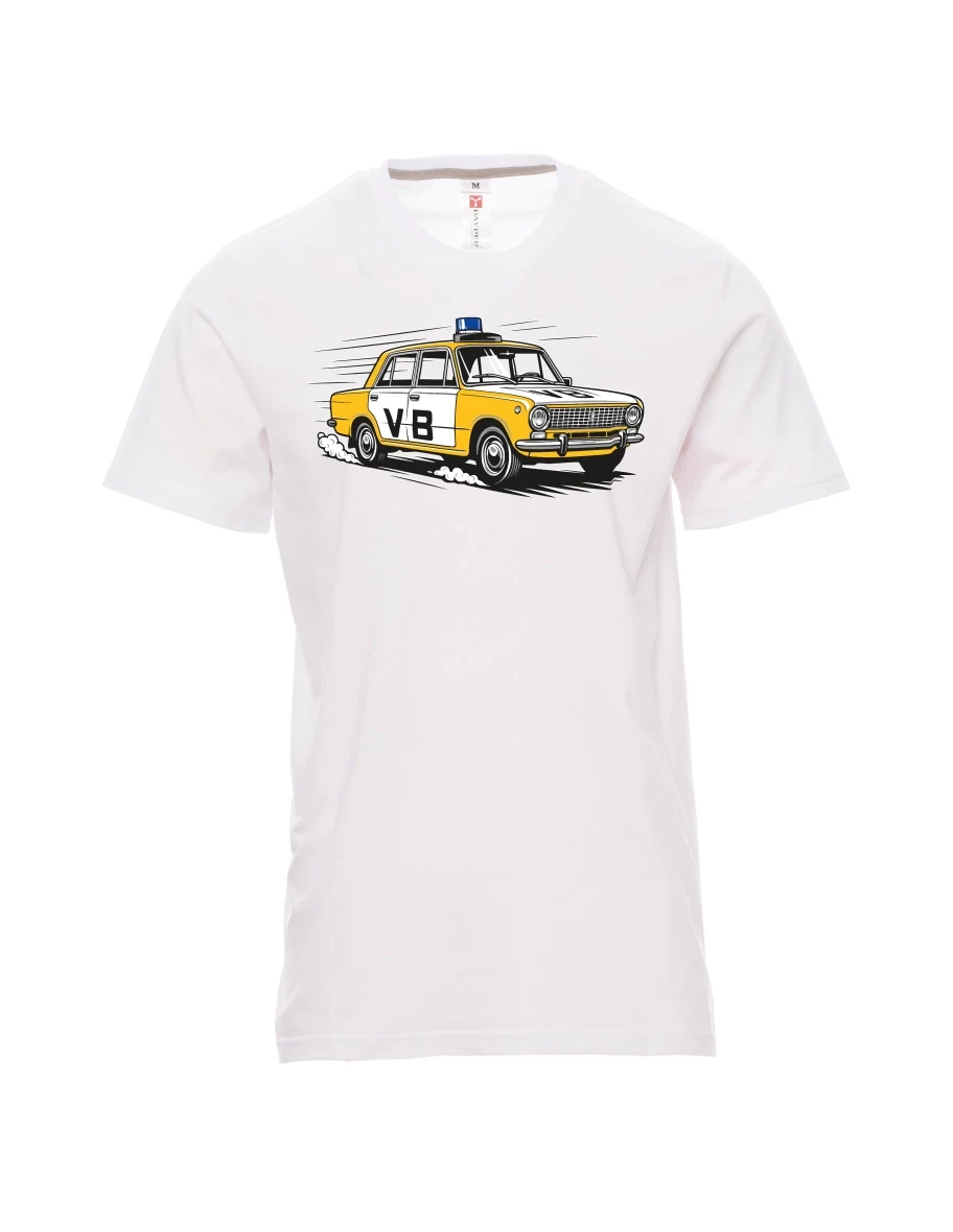 Bílé pánské tričko Automobil VAZ 2101 VB