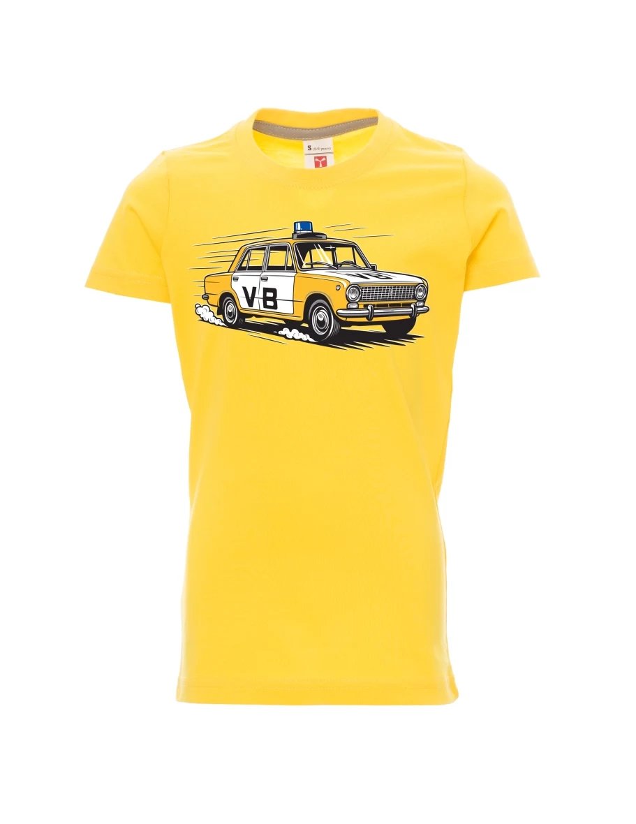 Žluté dětské tričko Automobil VAZ 2101 VB