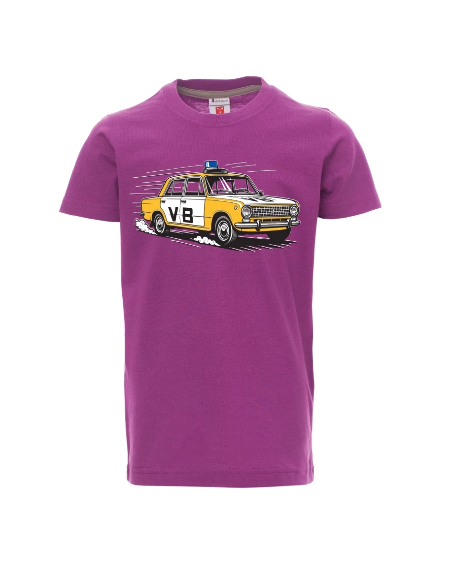Fialové dětské tričko Automobil VAZ 2101 VB