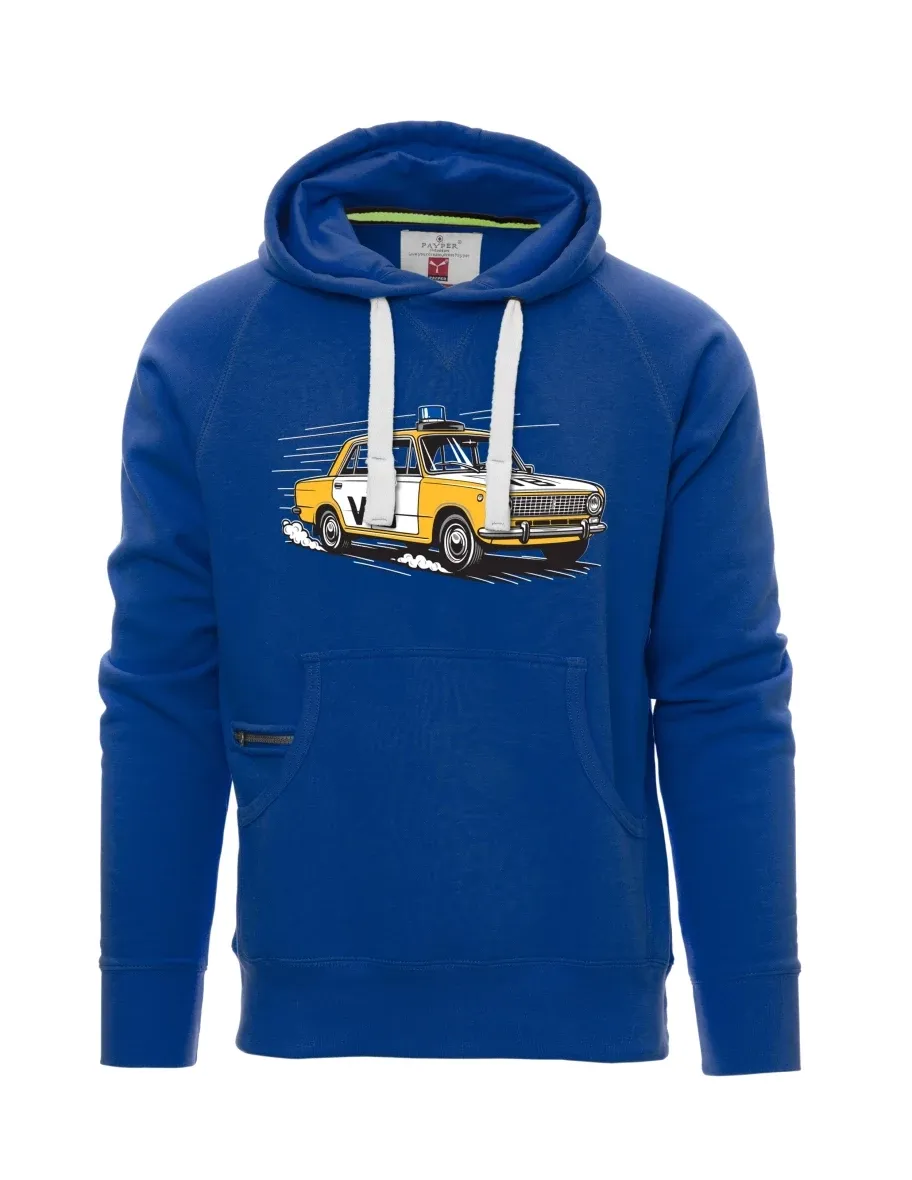 Modrá pánská mikina Automobil VAZ 2101 VB