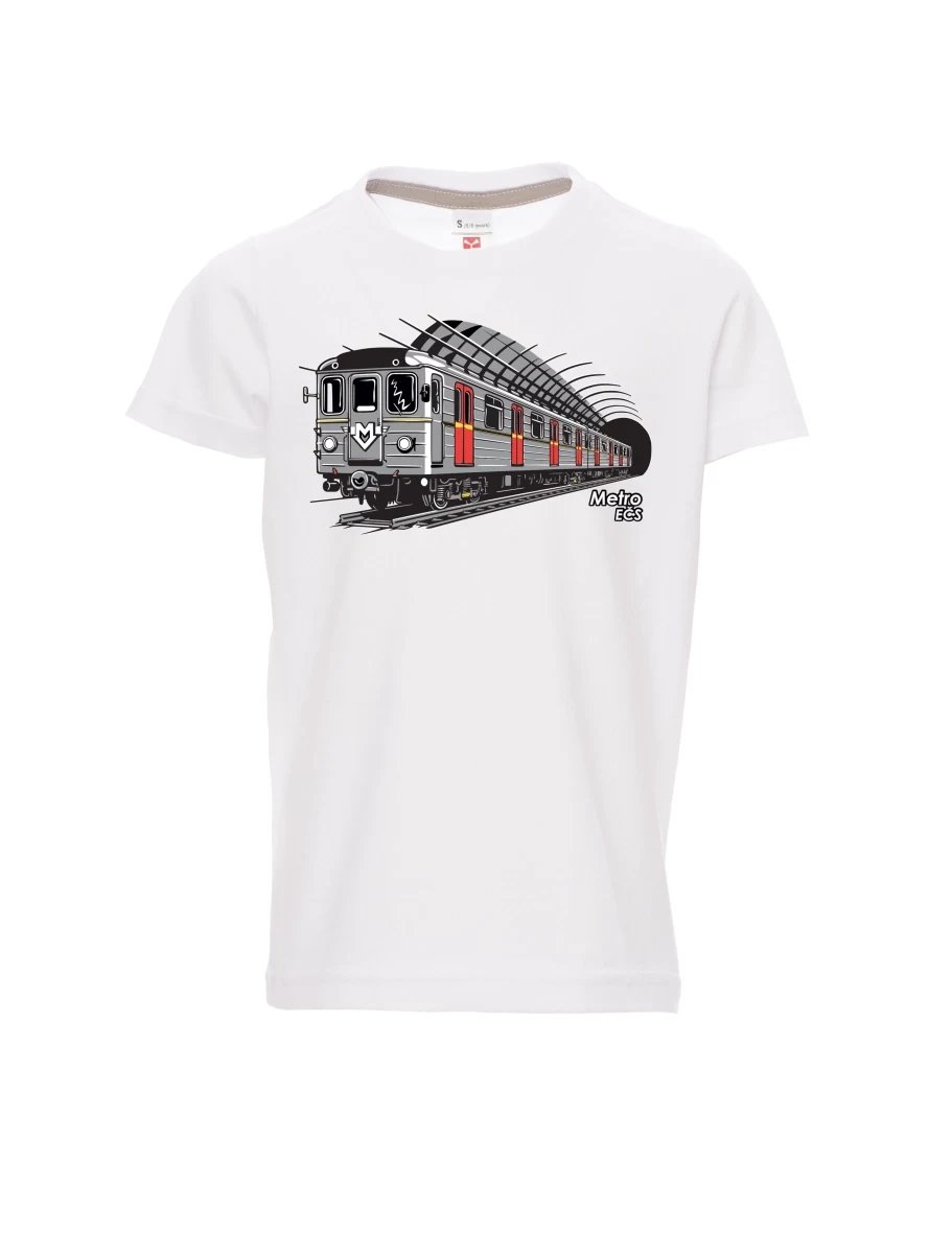 Bílé dětské tričko Metro EČS