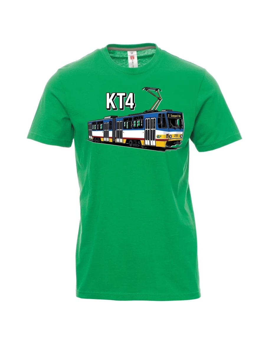 Zelené pánské tričko Tramvaj KT4