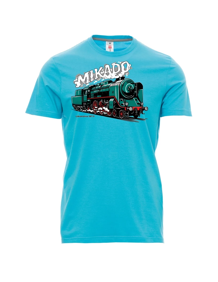 Atolové pánské tričko Lokomotiva 387.0 „MIKADO“