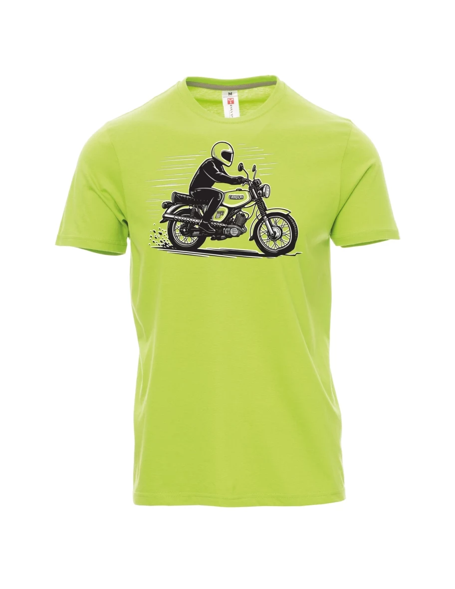 Světle zelené pánské tričko Motorka Enduro S51
