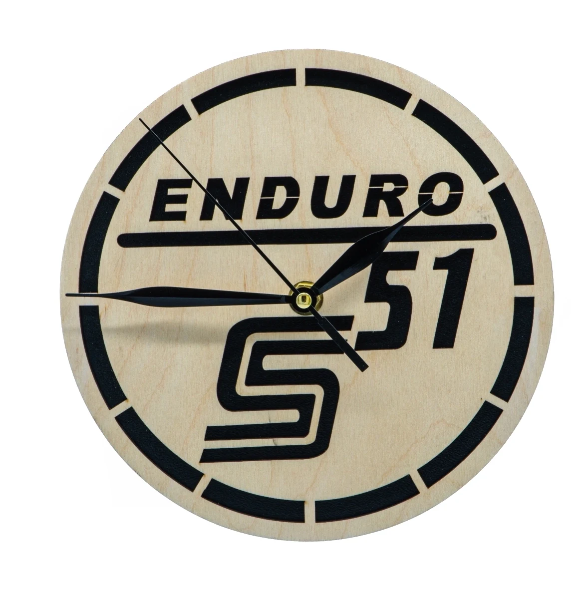 Dřevěné hodiny ENDURO S51