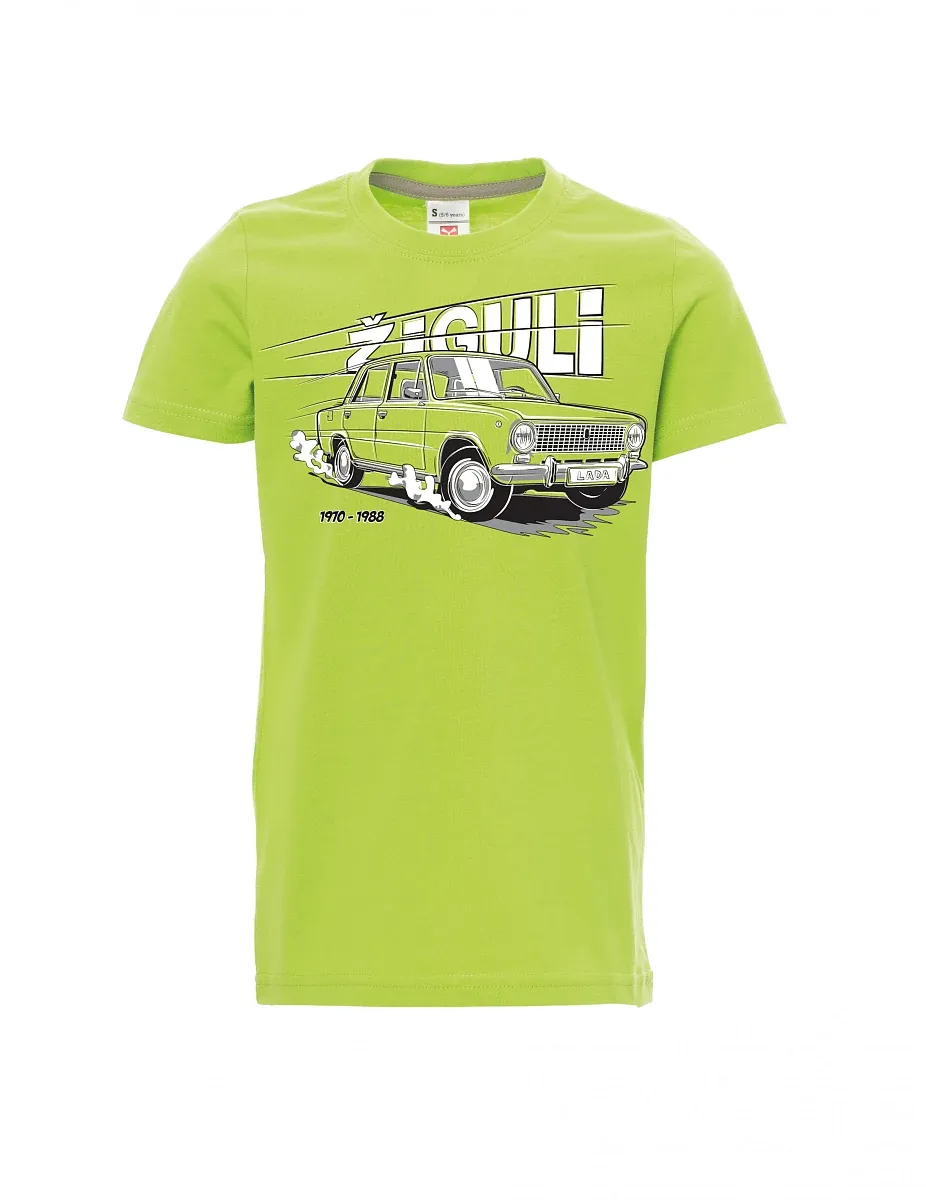 Světle zelené dětské tričko Lada-Žiguli
