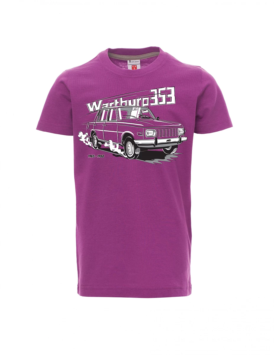 Fialové dětské tričko Wartburg 353