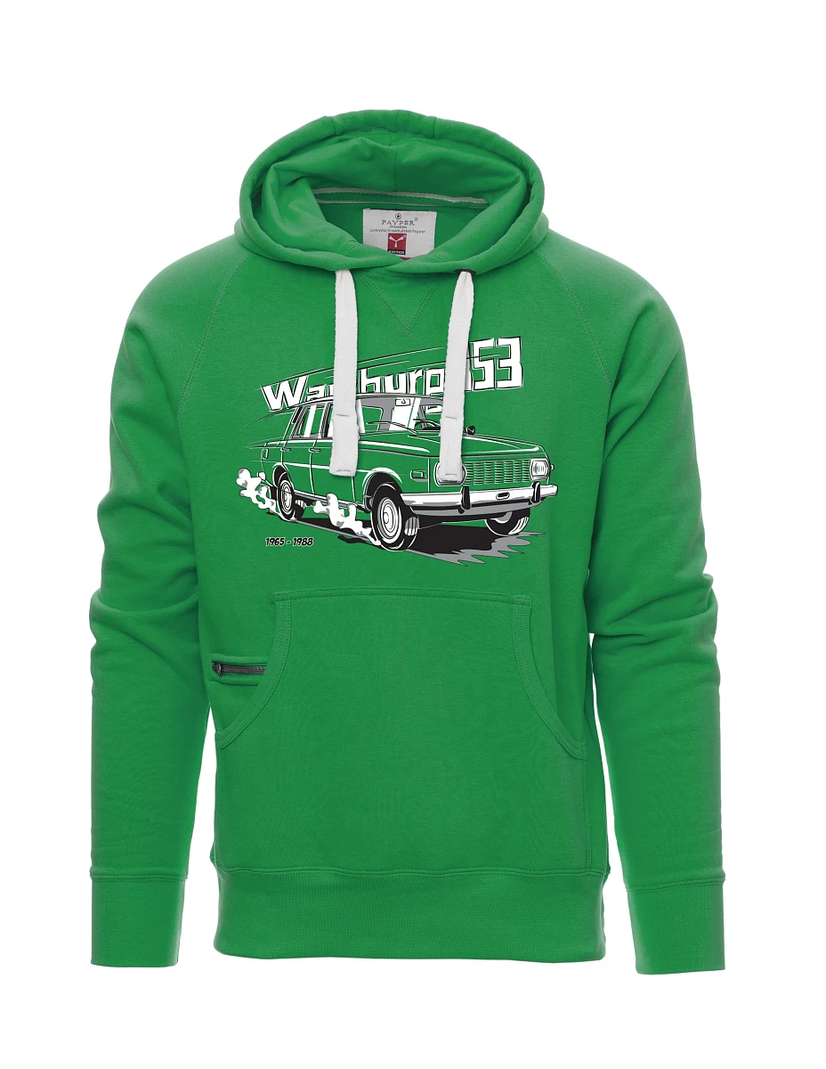 Zelená pánská mikina Wartburg 353