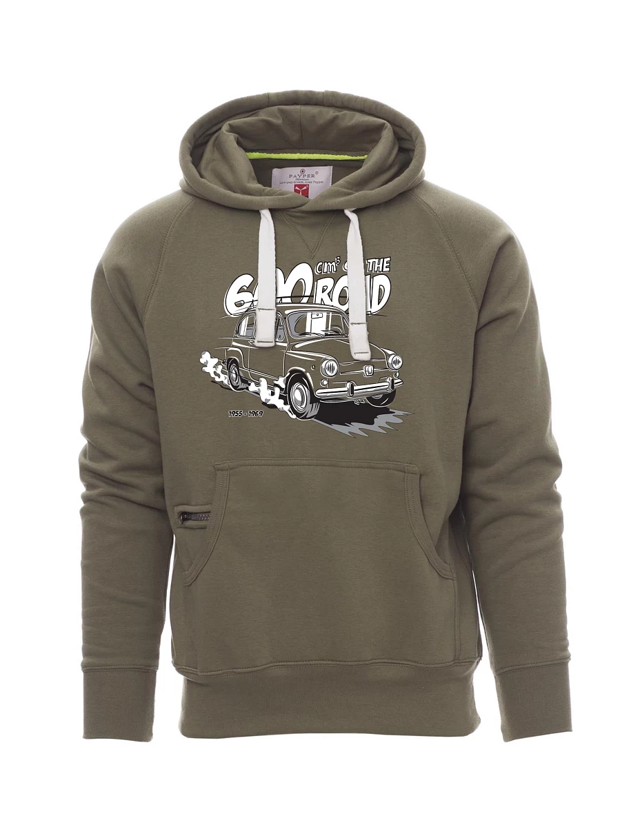 Khaki pánská mikina s veteránem s  600