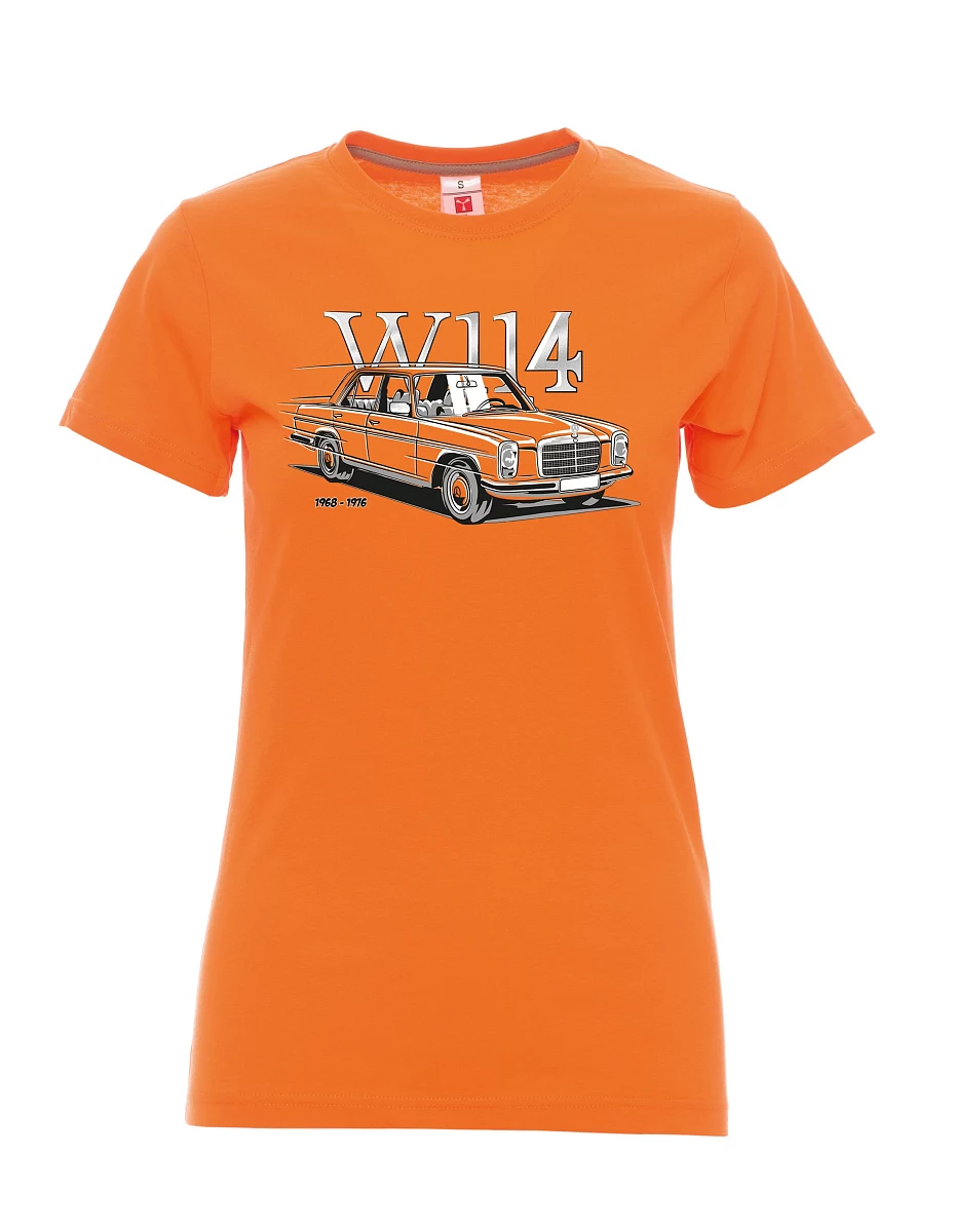 Oranžové dámské tričko W114