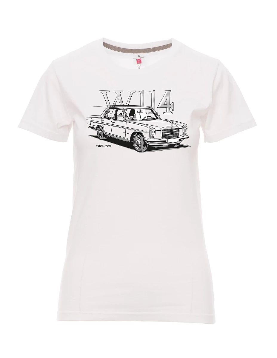 Bílé dámské tričko W114