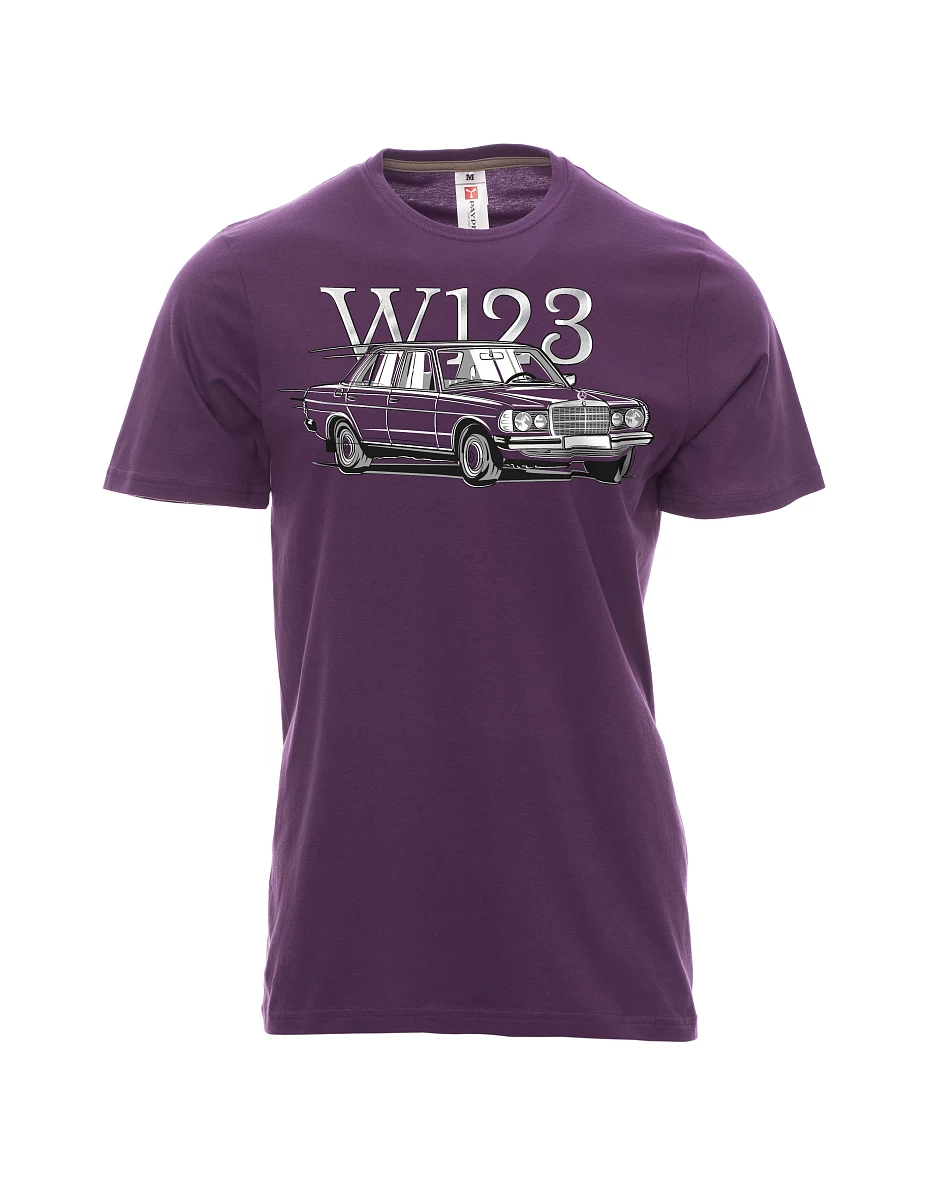 Fialové pánské tričko W123