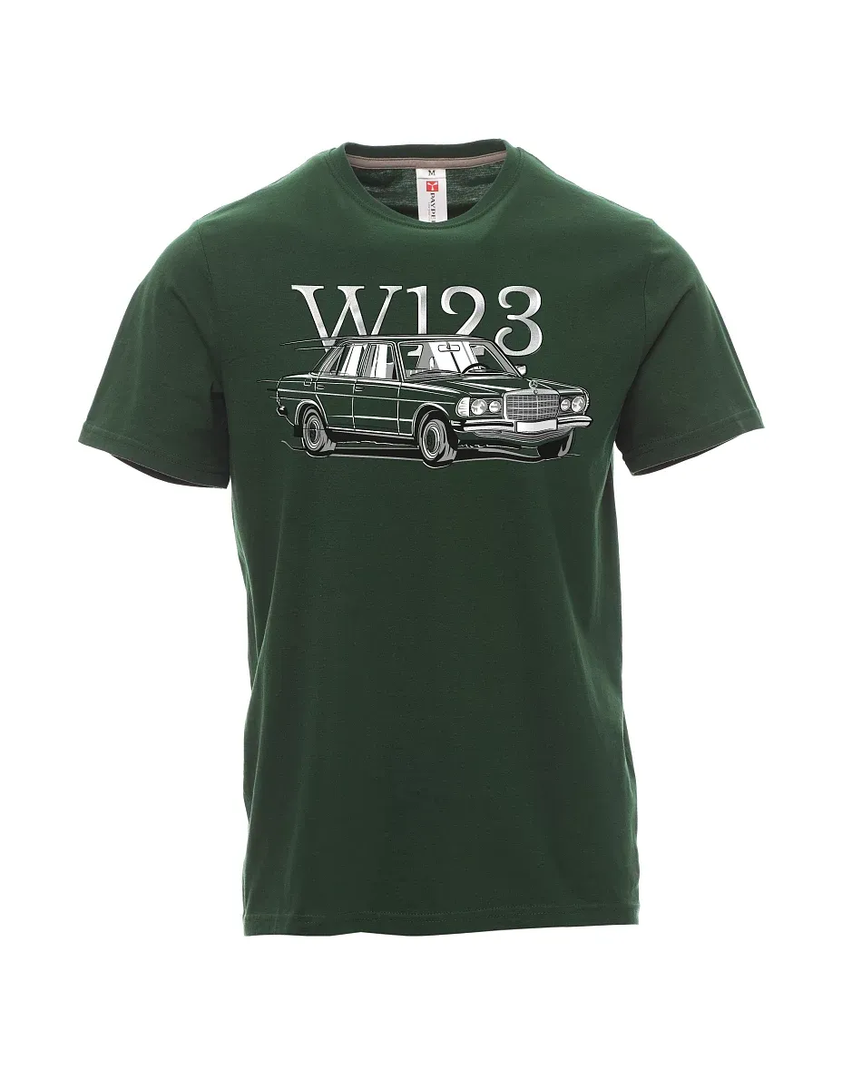 Tmavě zelené pánské tričko W123